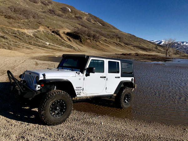 Jeep Wrangler JK American flag decal 2011-2018 (Drivers Side Only)