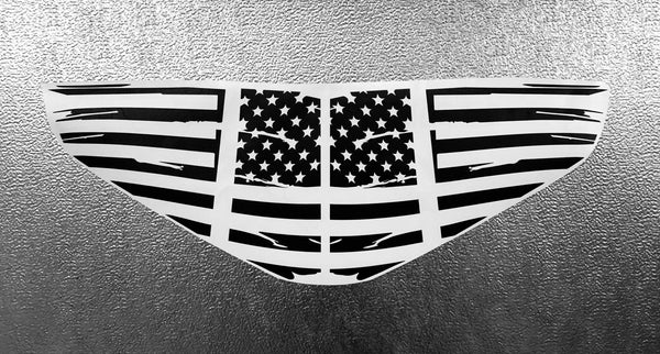 Distressed Quarter Window Flag Decal 2009+ Nissan 370Z