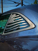 Distressed Quarter Window Flag Decal 2010-15 Chevy Camaro