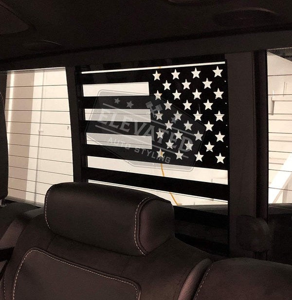 Dodge RAM Back Middle Window American Flag Decal 2019-2022